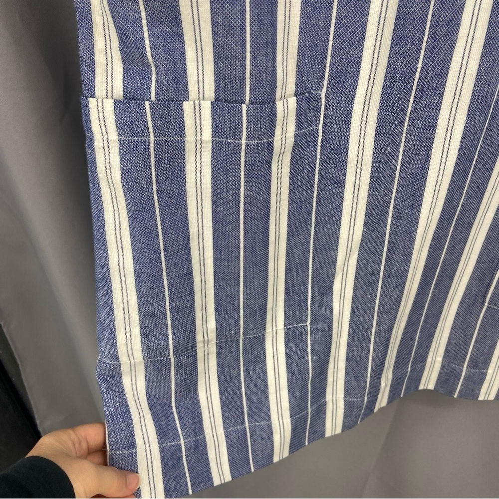 Tularosa x Revolve Warren Striped Tunic Mini Dress Blue White Sz Small - Picture 5 of 8